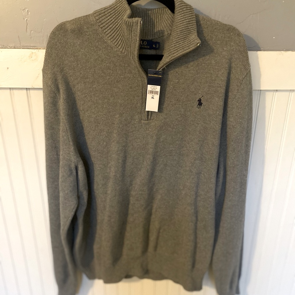 NWT Men’s Ralph Lauren Polo Cotton Sweater